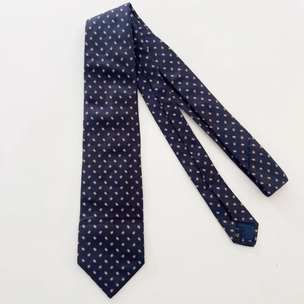 Windsor for Tom James Navy Silk Tie